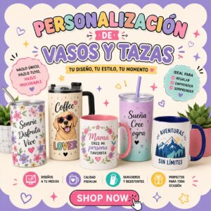 Personalización de vasos y tazas